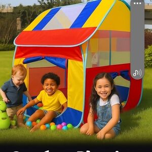 Colorful Kids Playhouse Tent